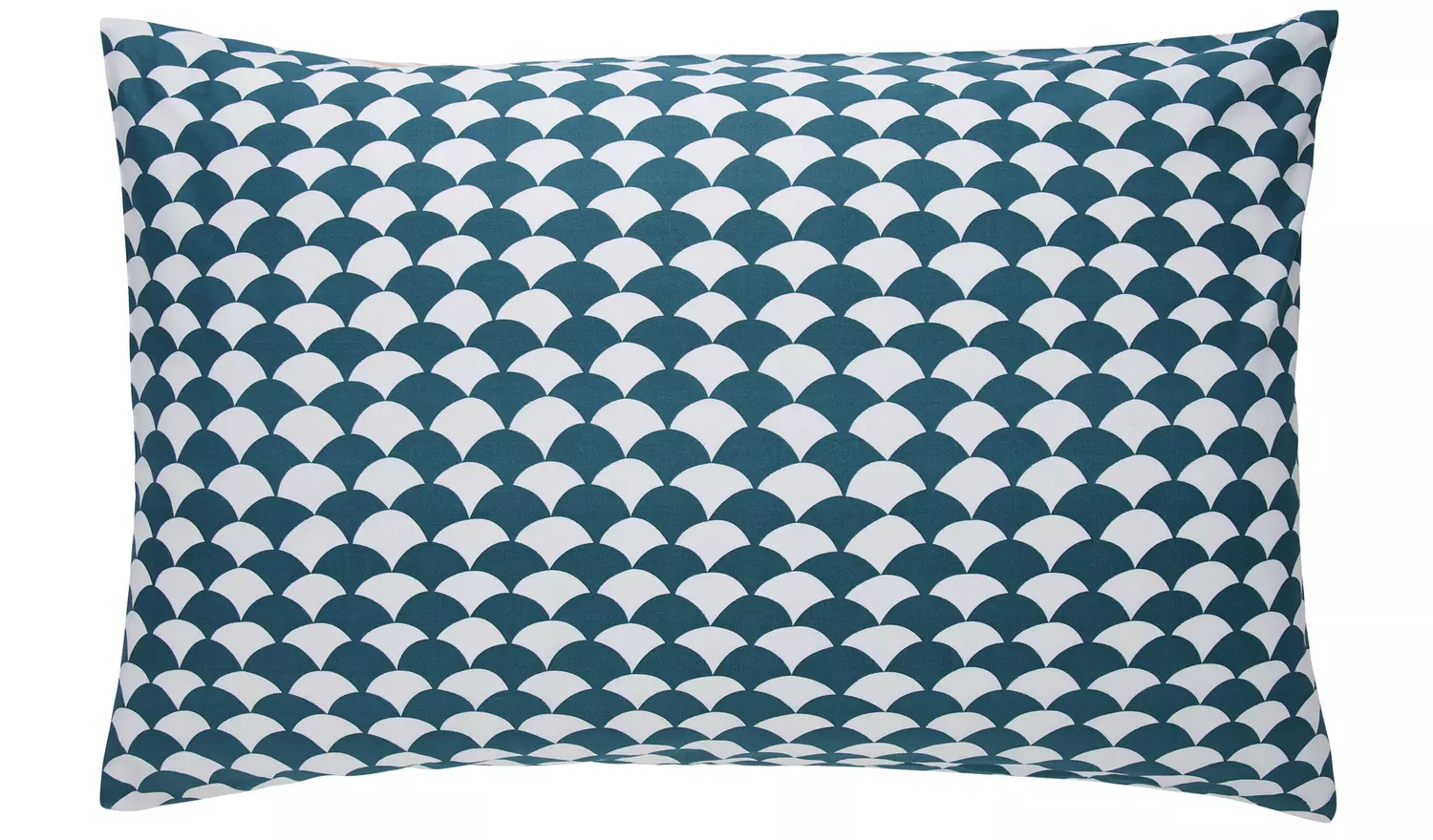 Habitat Scallop Cotton Standard Pillowcase Pair - Teal