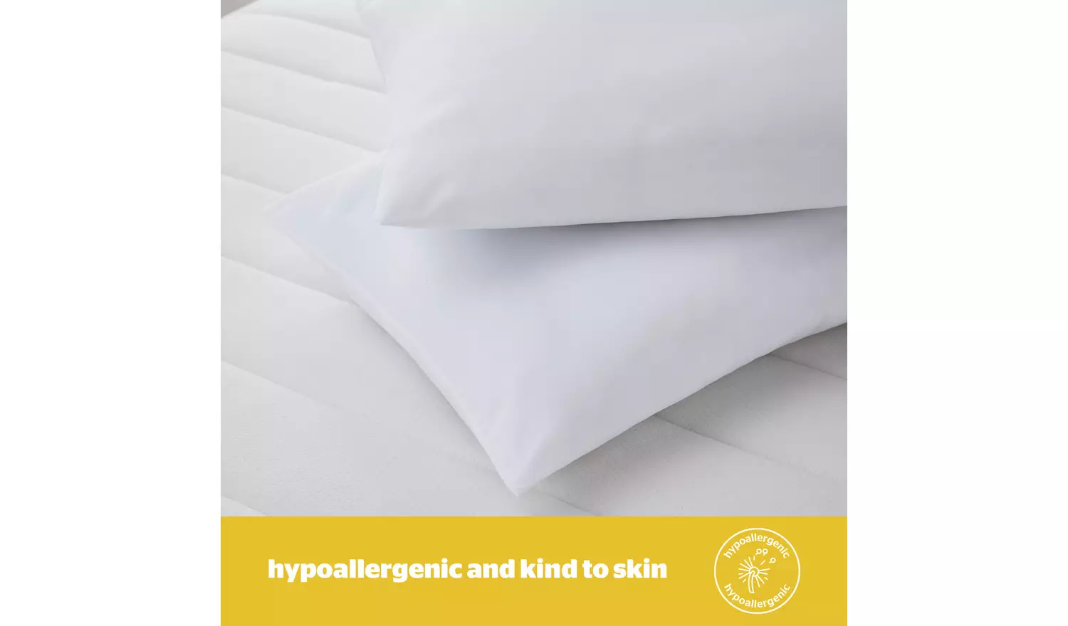 Silentnight Essentials Rolled Soft Pillow - 2 Pack