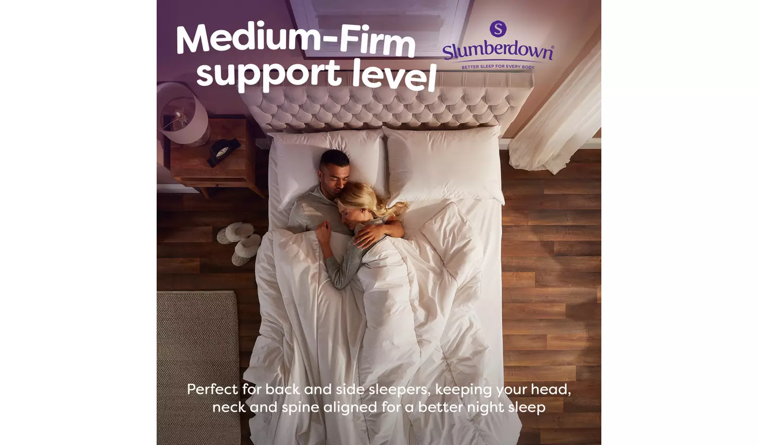 Slumberdown Wonderful Wool Medium Support Pillow - Single