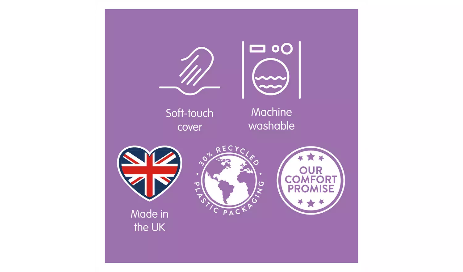 Slumberdown Soft Support Front Sleeper Pillow