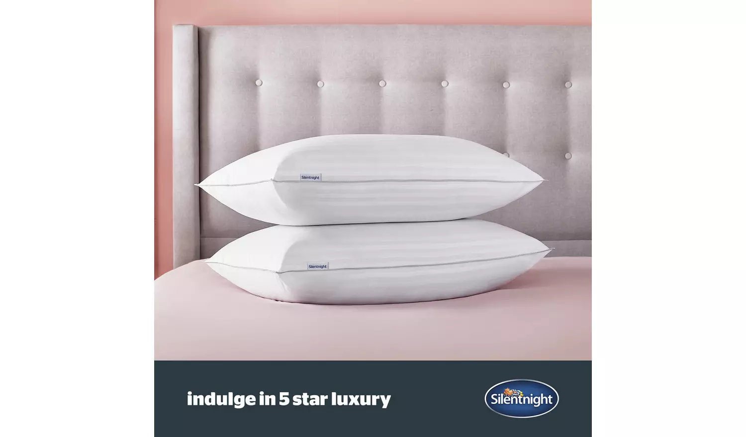 Silentnight Hotel Collection Medium Pillow – 2 Pack