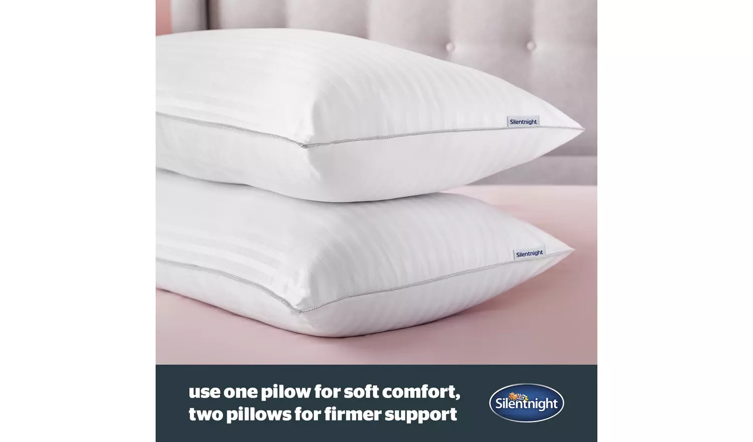 Silentnight Hotel Collection Medium Pillow – 2 Pack