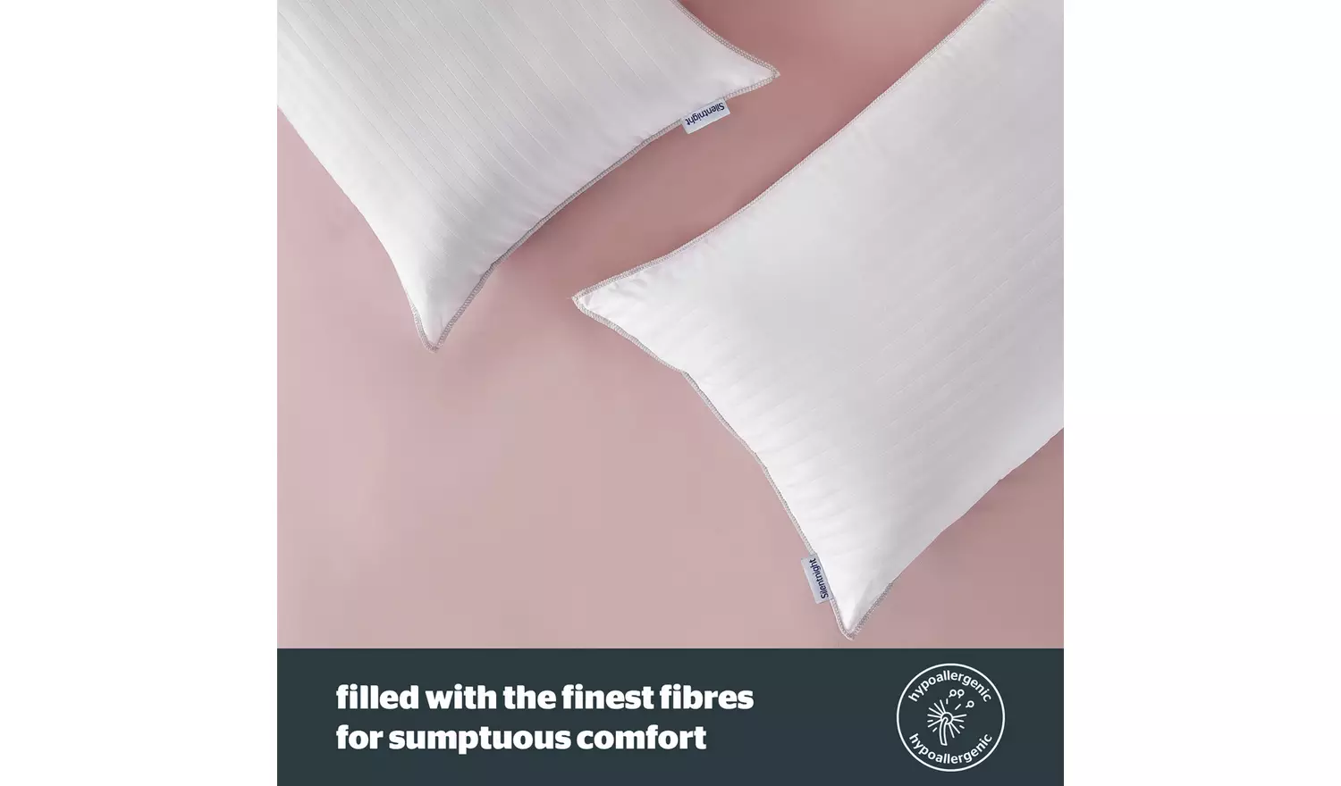 Silentnight Hotel Collection Medium Pillow – 2 Pack