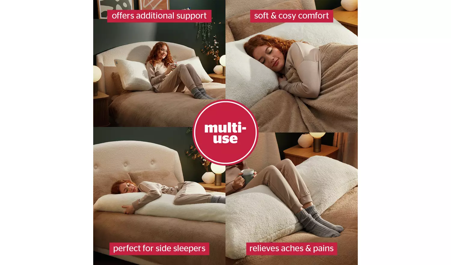 Silentnight Cosy Cuddles Medium Body Pillow