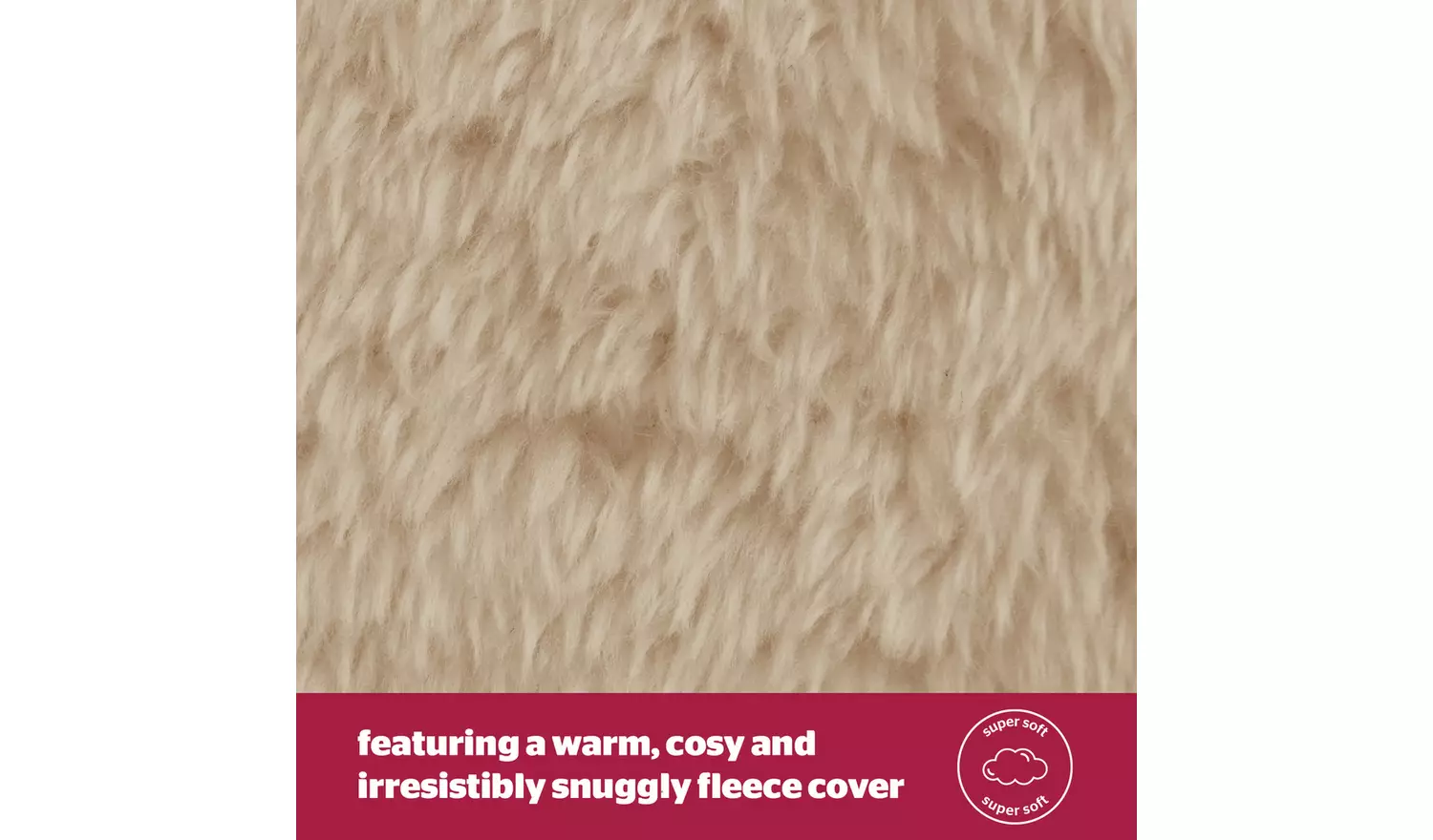 Silentnight Cosy Cuddles Cuddle Pillow - Natural