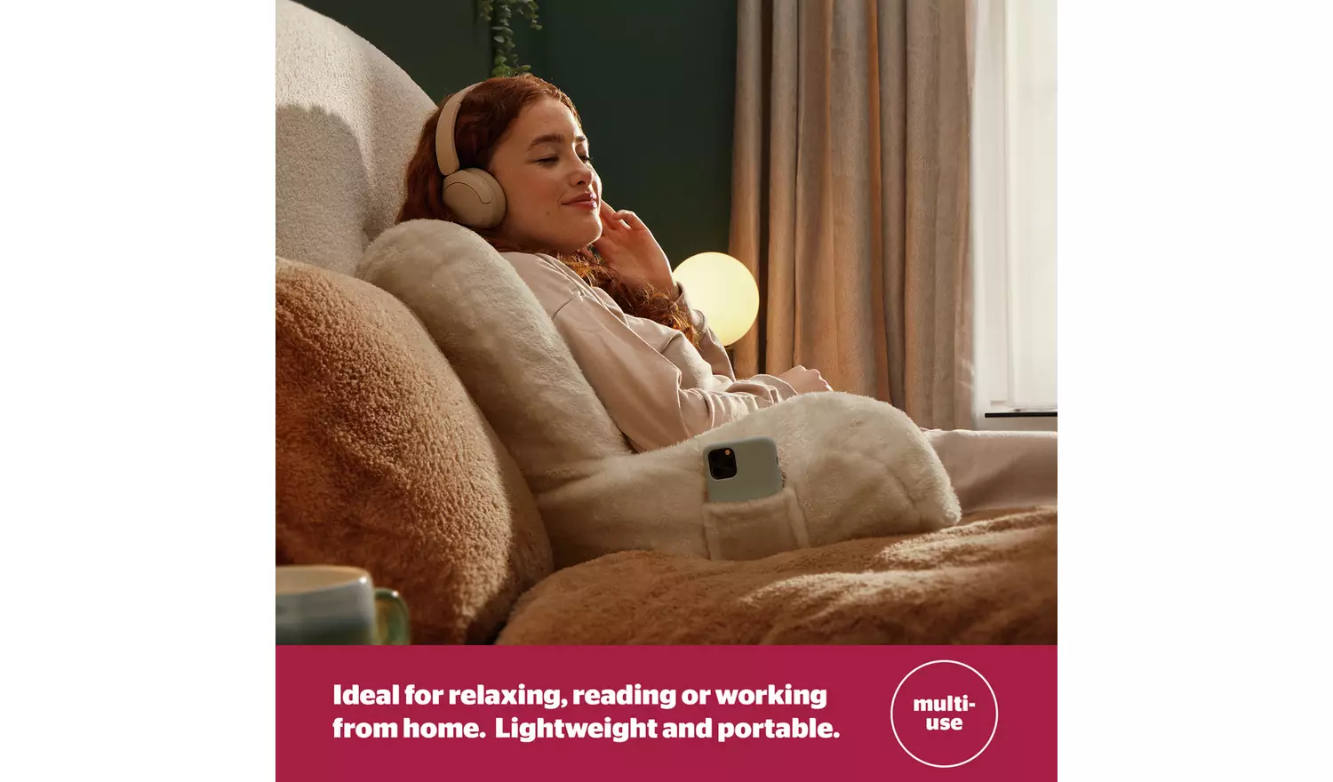 Silentnight Cosy Cuddles Cuddle Pillow - Natural