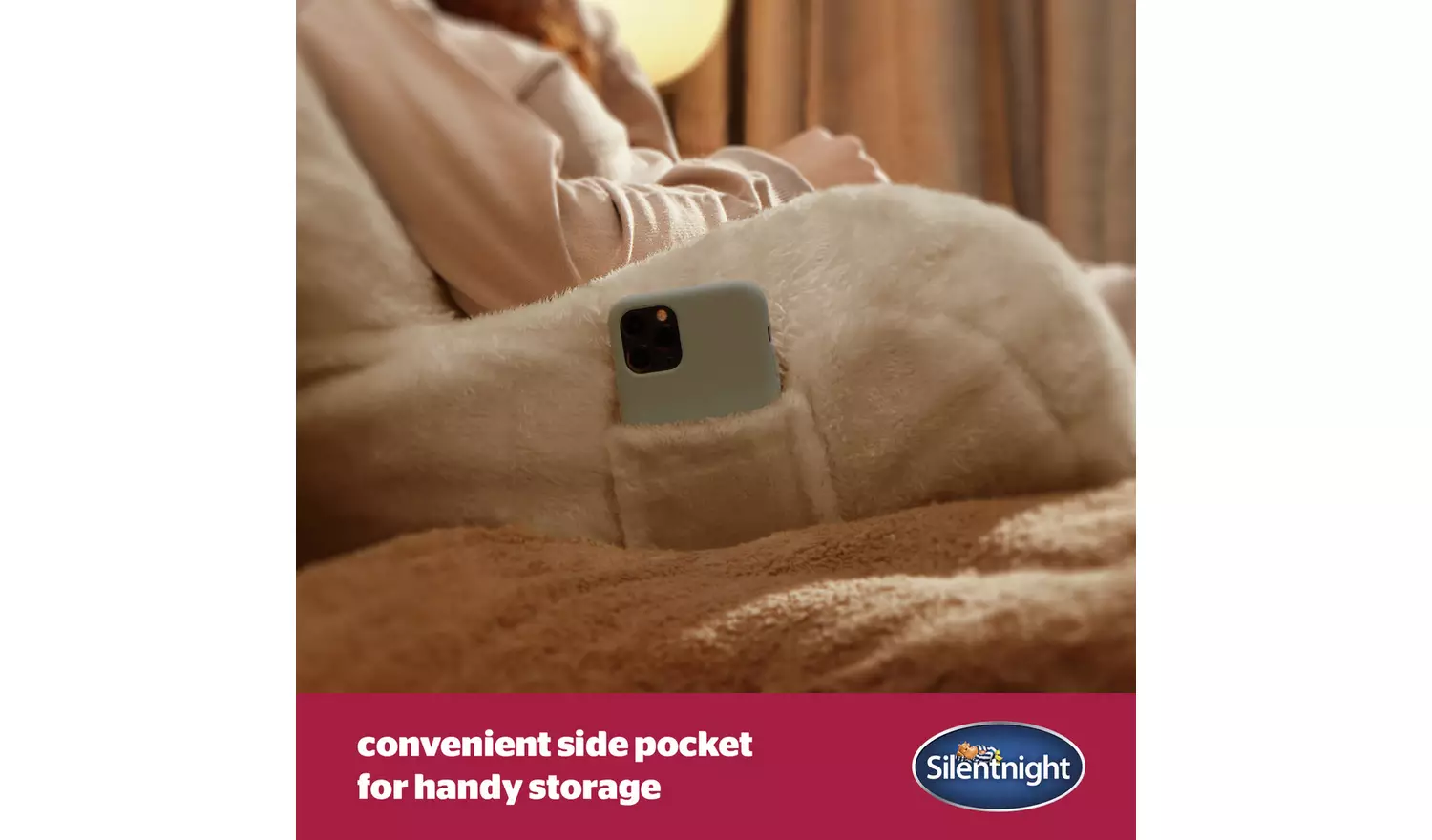 Silentnight Cosy Cuddles Cuddle Pillow - Natural