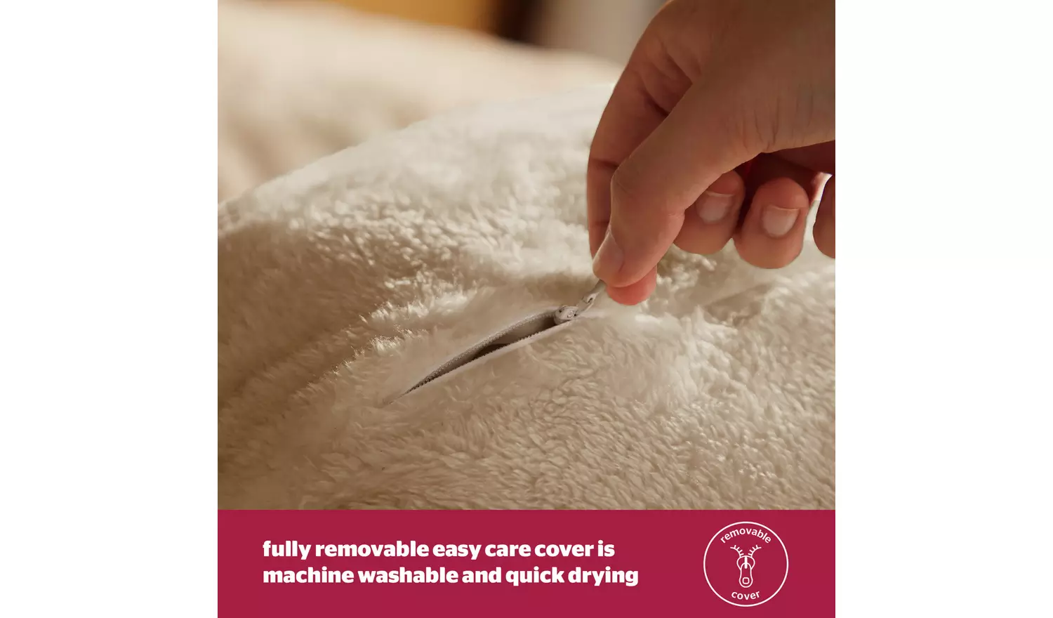 Silentnight Cosy Cuddles Cuddle Pillow - Natural