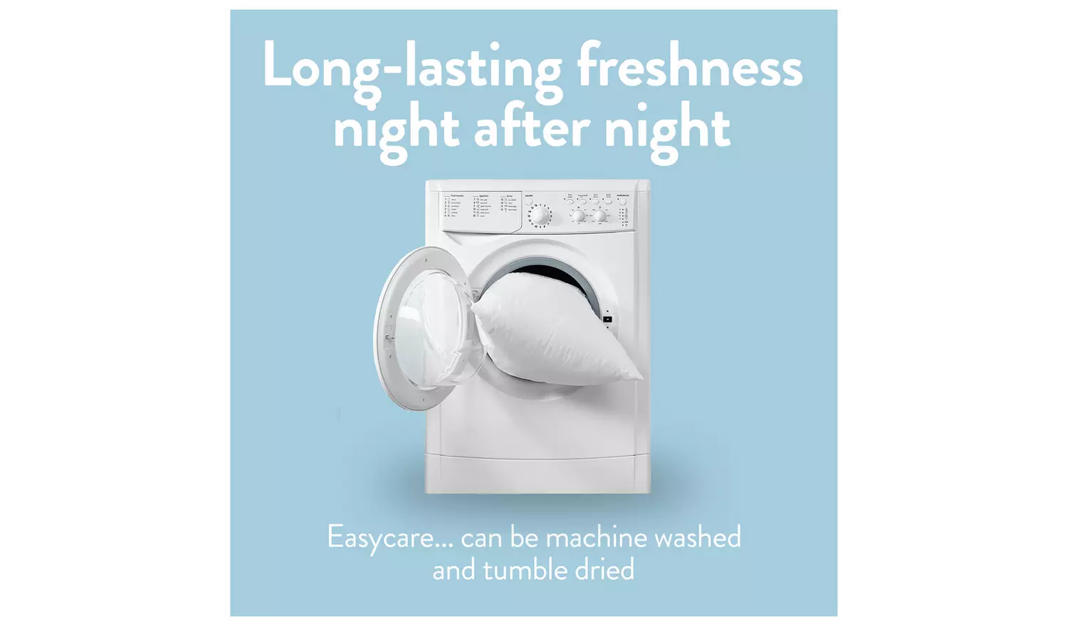 Slumberdown Cotton Comfort Medium Pillow - 2 Pack