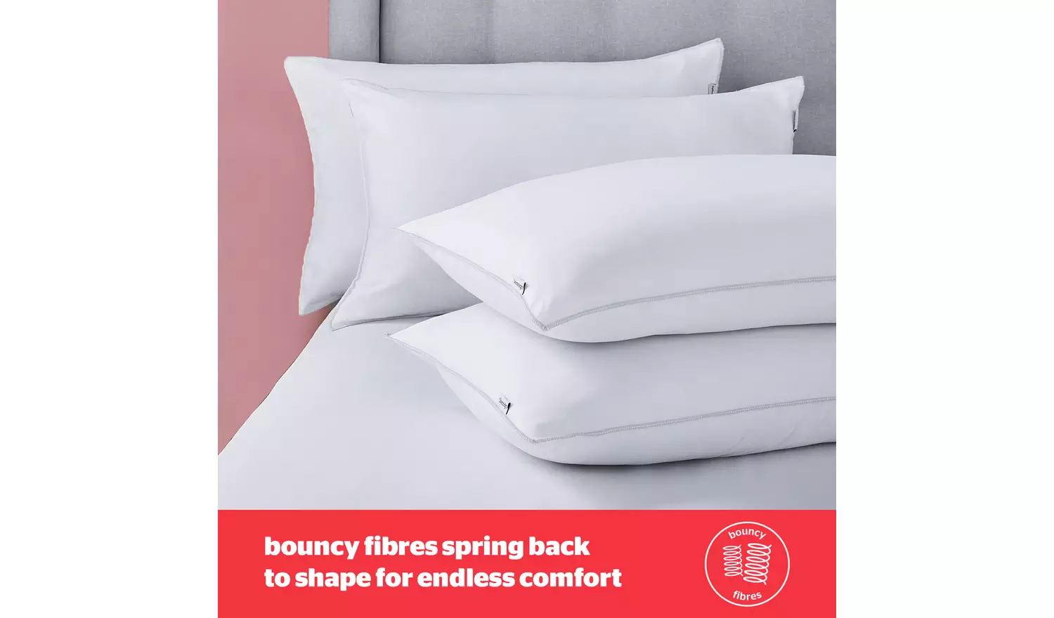 Silentnight Bounceback Pillows - 4 Pack