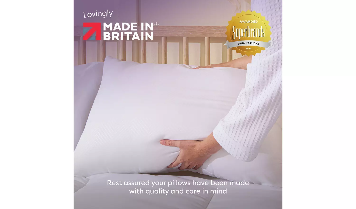 Slumberdown Support Firm Pillow - 2 Pack