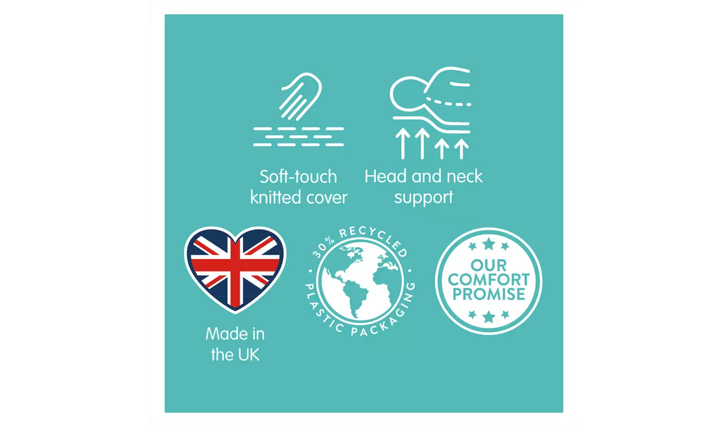 Slumberdown Memory Plus Firm Pillow