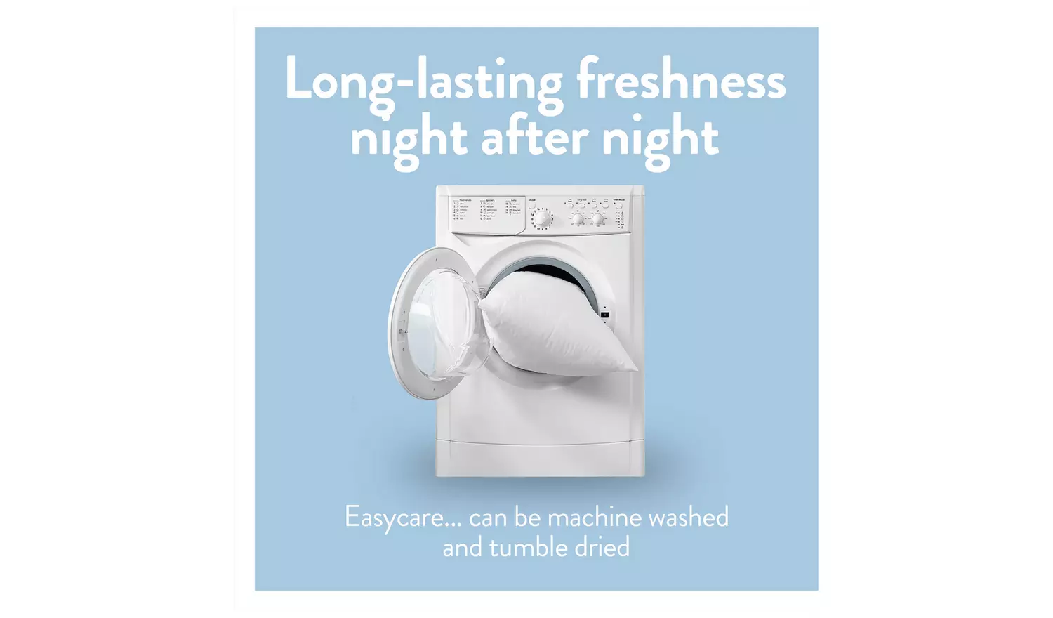 Slumberdown Summer Cool Medium Support Pillow - 2 Pack