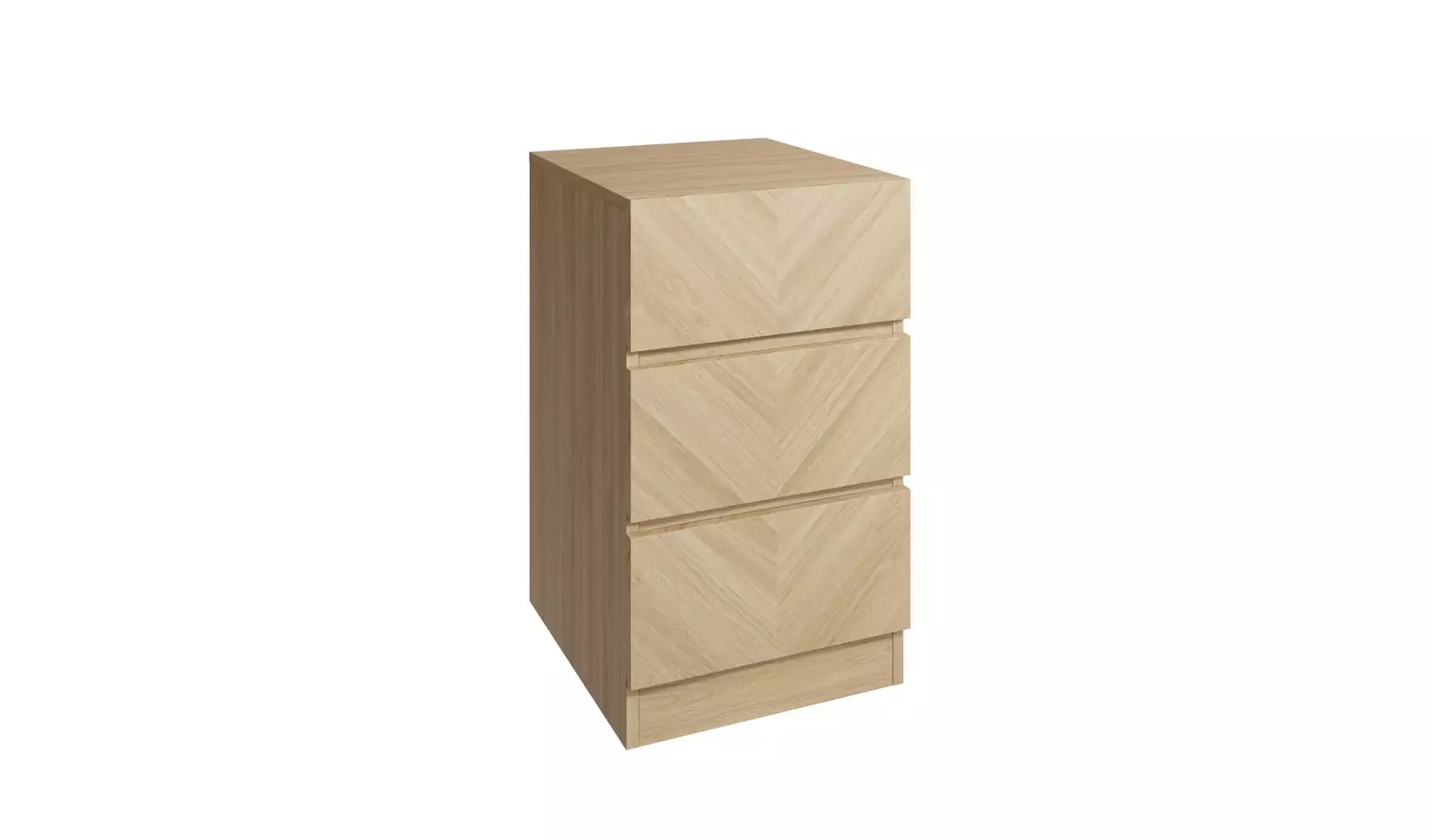 GFW Catania 3 Piece 2 Door Wardrobe Set - Oak