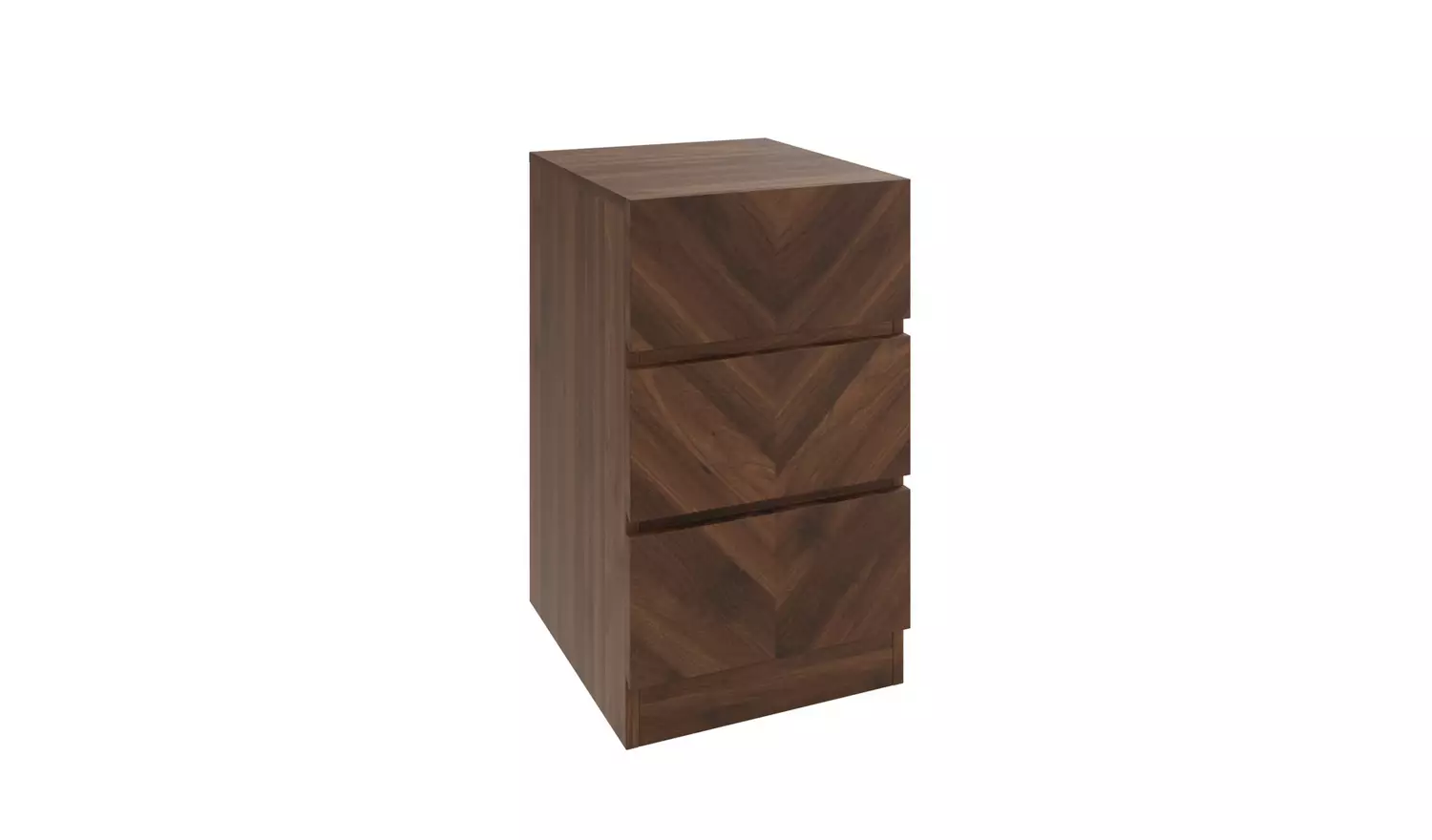 GFW Catania 4 Piece 3 Door Wardrobe Set - Walnut