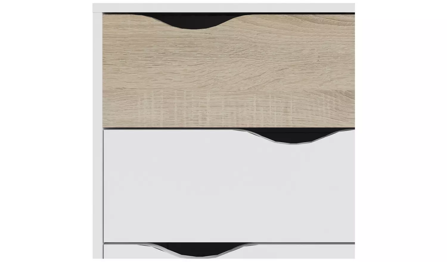 Tvilum Oslo 3 Piece 2 Door Wardrobe Set - White And Oak