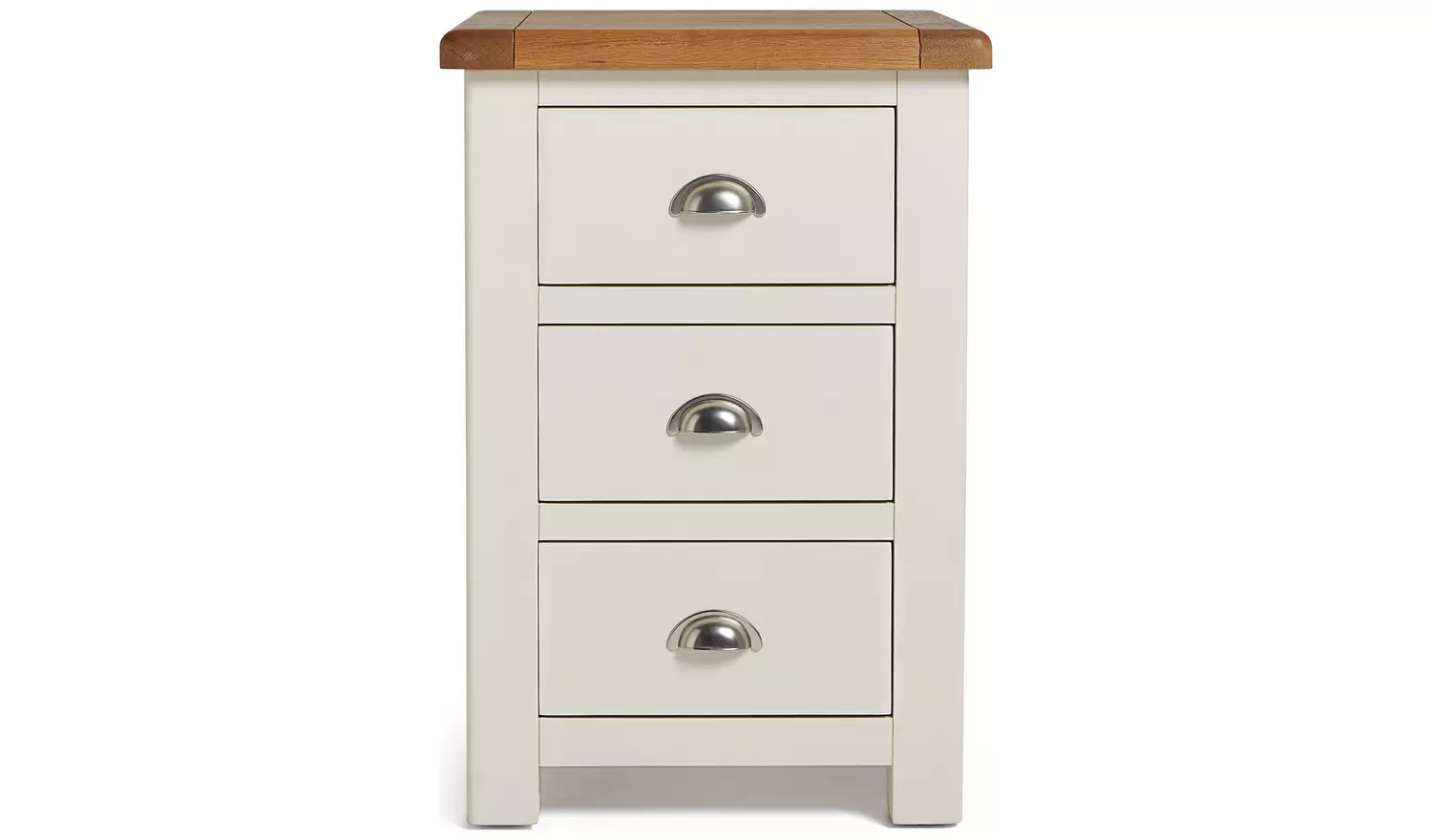 Argos Home Kent 2 Bedsides & 4 Drawer Set - Cream& Oak