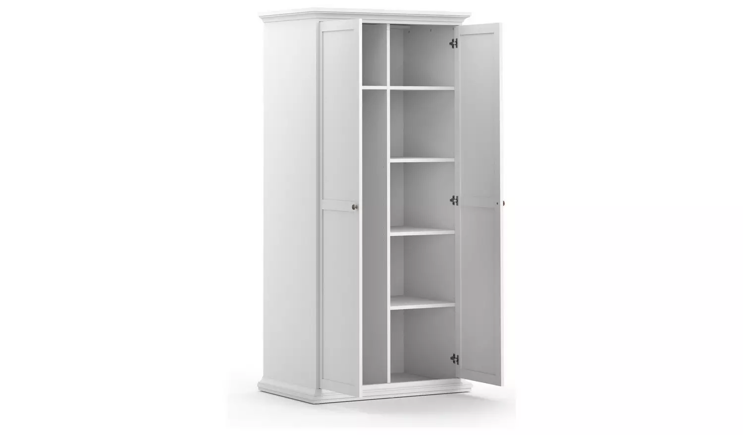 Tvilum Paris 3 Piece 2 Door Wardrobe Set - White