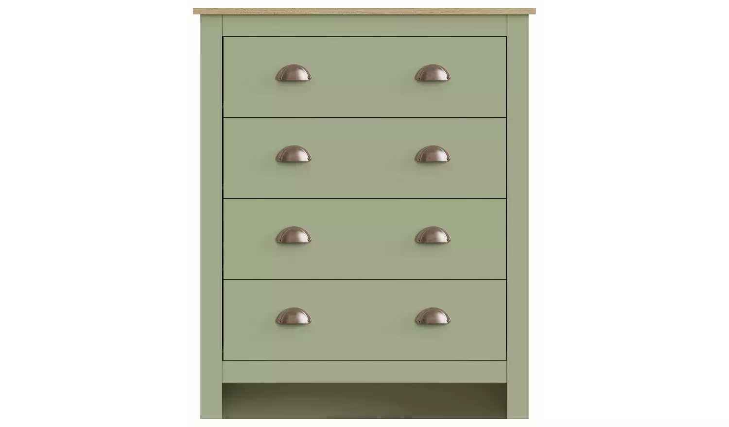 GFW Lancaster 3 Piece 2 Door Wardrobe Set - Sage