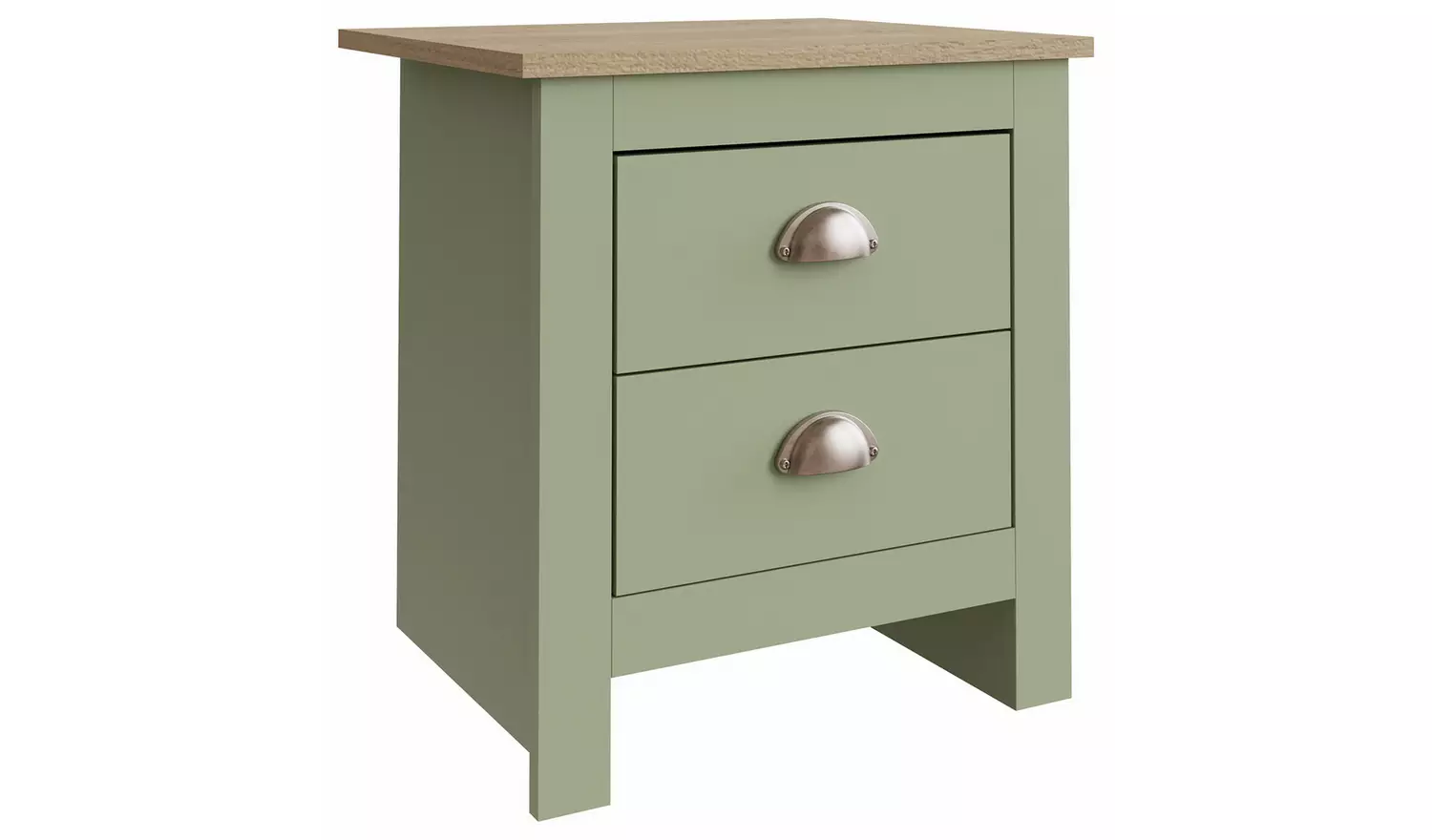 GFW Lancaster 3 Piece 2 Door Wardrobe Set - Sage