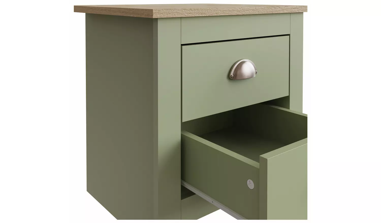 GFW Lancaster 3 Piece 2 Door Wardrobe Set - Sage