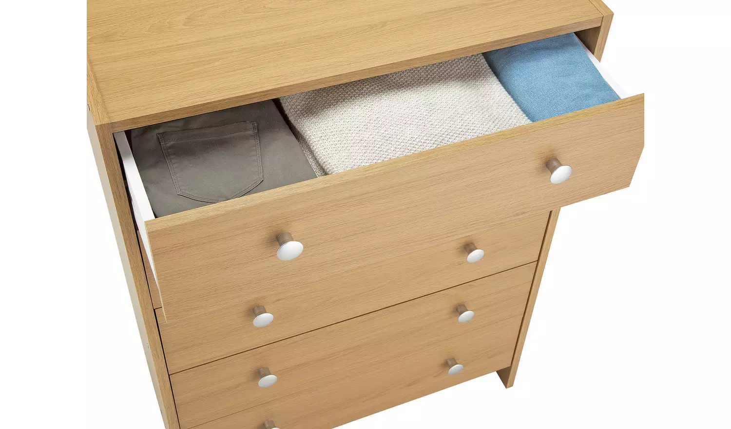 Argos Home Seville 3 Piece 3 Door Wardrobe Set - Oak Effect