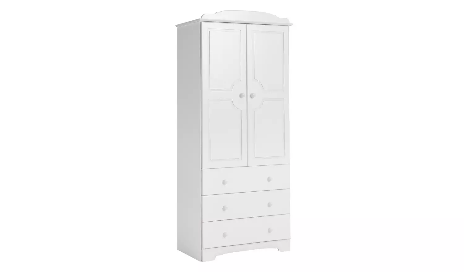 Argos Home Nordic 3 Piece 2 Door Wardrobe Set - White