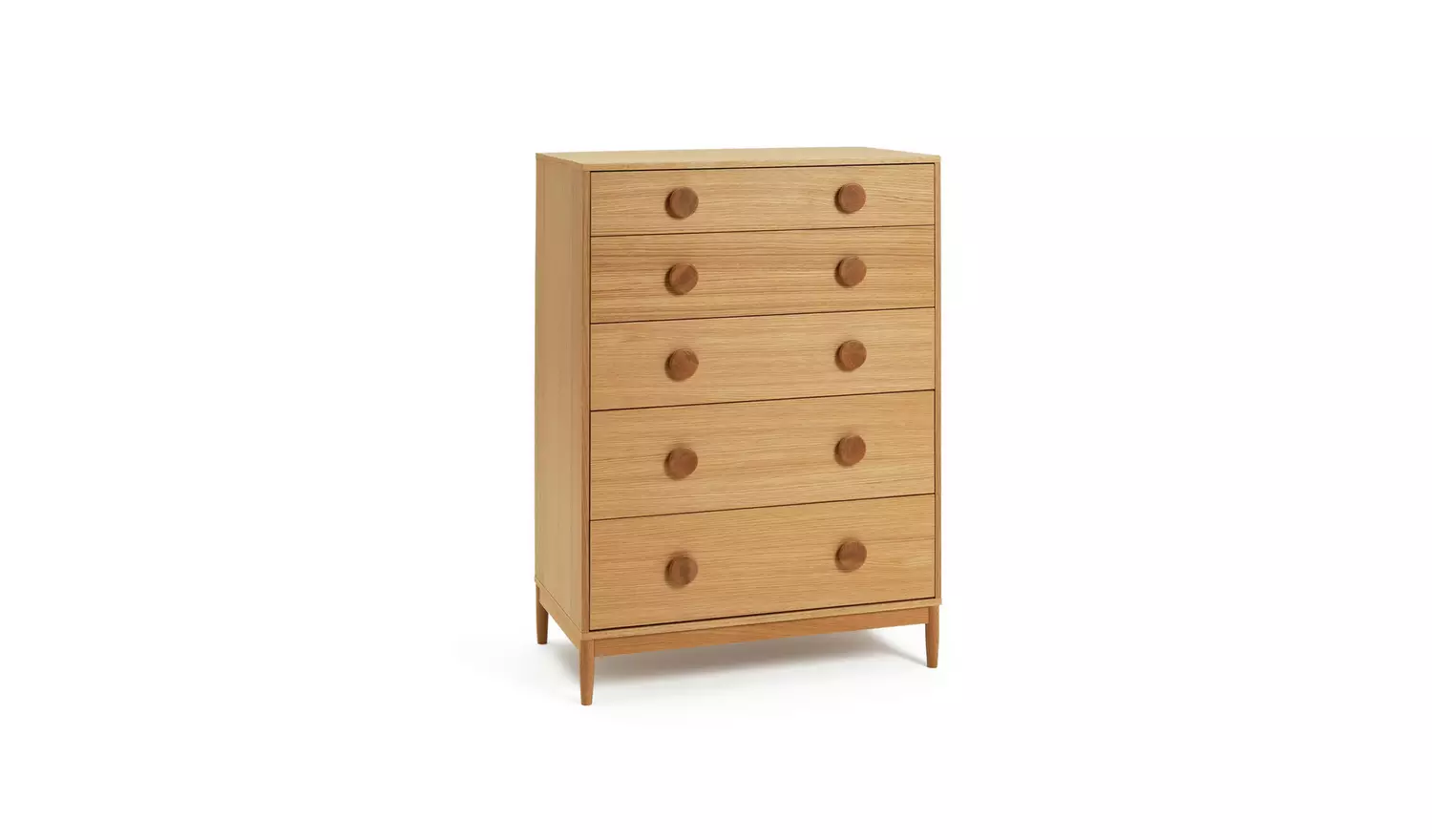 Habitat Cornelia 2 Bedside Table & 5 Drawer Chest Set - Oak