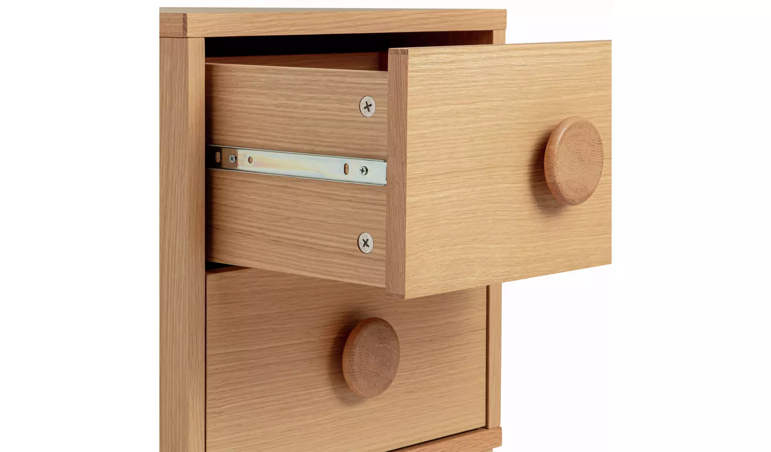 Habitat Cornelia 4 Piece 2 Door Wardrobe Set - Oak