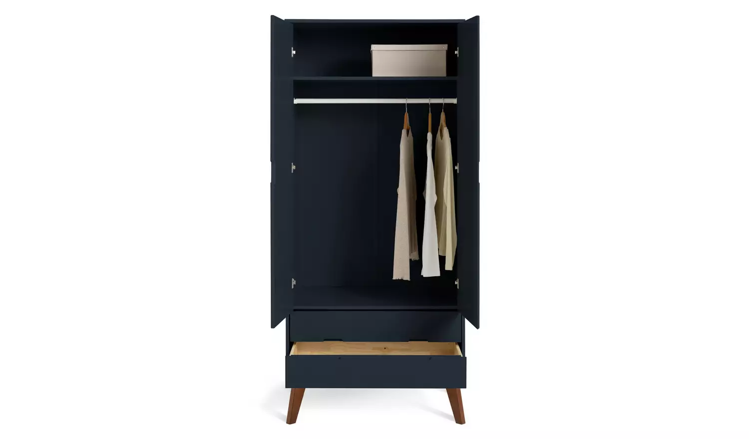 Habitat Pimlico 3 Piece 2 Door Wardrobe Set - Blue