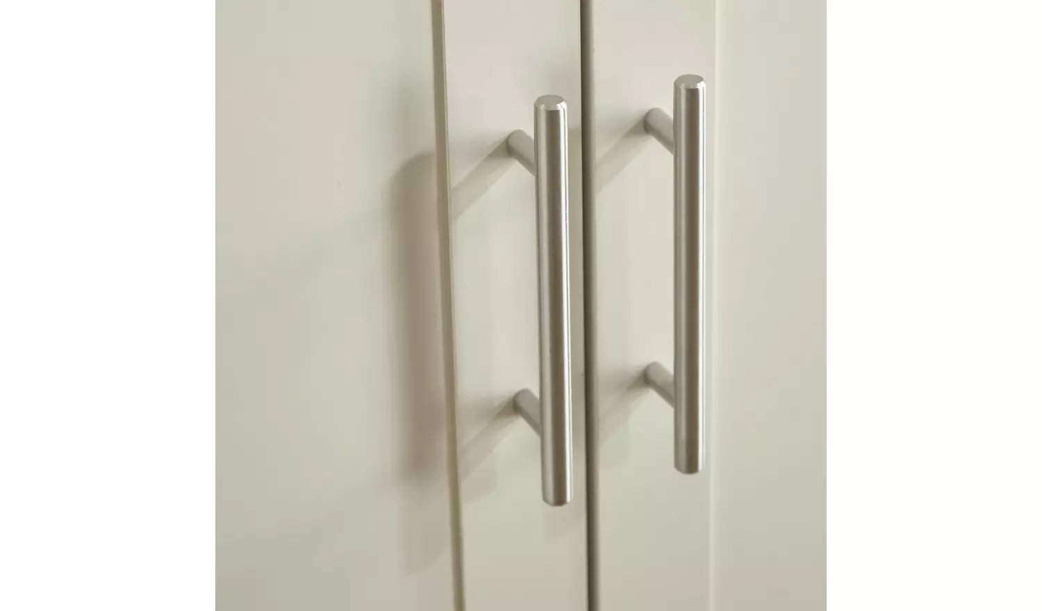 GFW Lancaster 3 Piece 2 Door Wardrobe Set - Cream