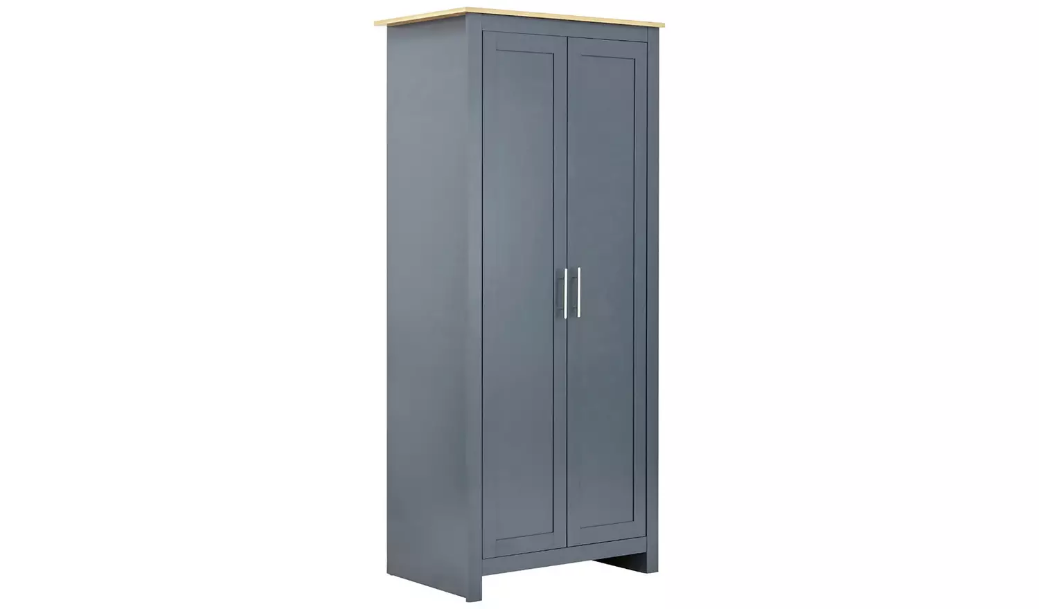 GFW Lancaster 3 Piece 2 Door Wardrobe Set - Blue
