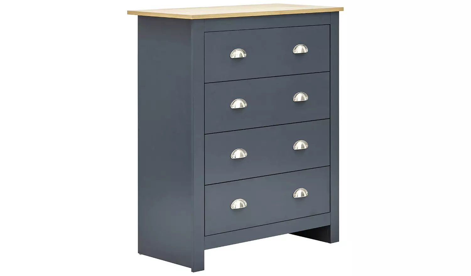 GFW Lancaster 3 Piece 2 Door Wardrobe Set - Blue