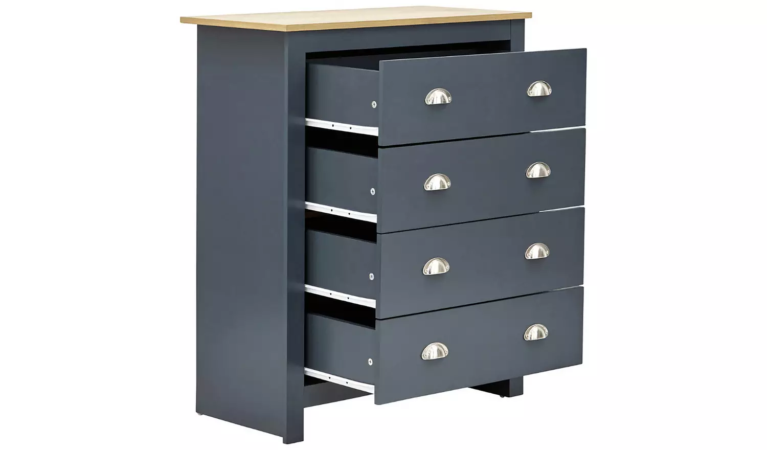 GFW Lancaster 3 Piece 2 Door Wardrobe Set - Blue