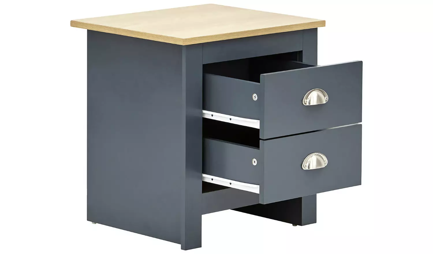 GFW Lancaster 3 Piece 2 Door Wardrobe Set - Blue