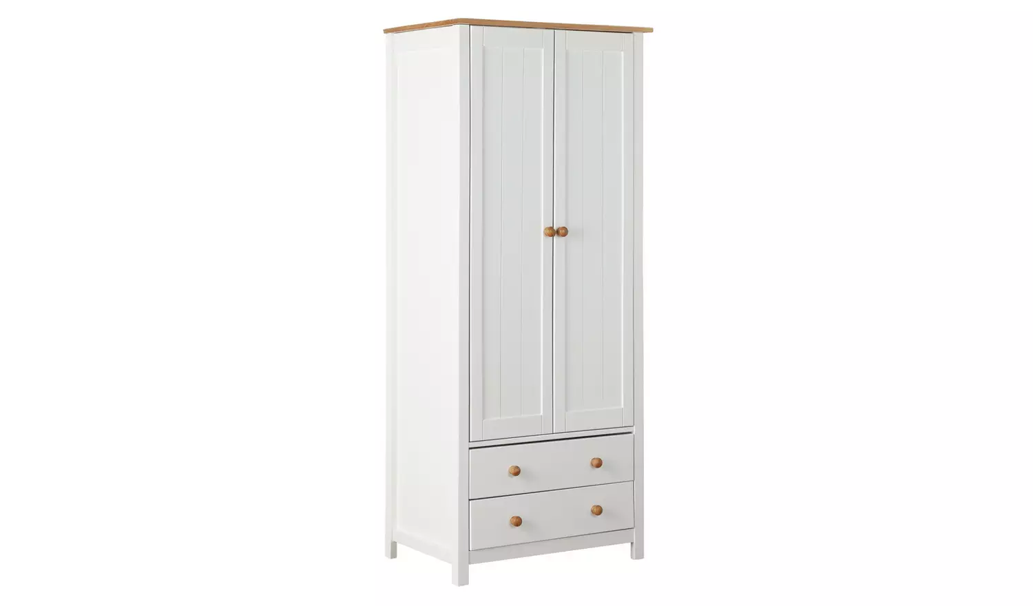 Argos Home Scandinavia 3 Piece Wardrobe Set - Pine & White
