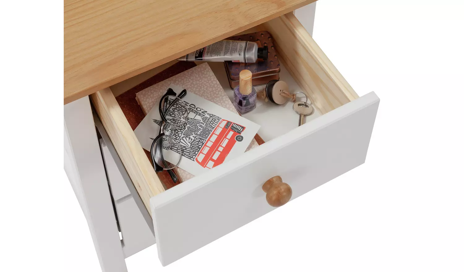 Argos Home Scandinavia 3 Piece Wardrobe Set - Pine & White