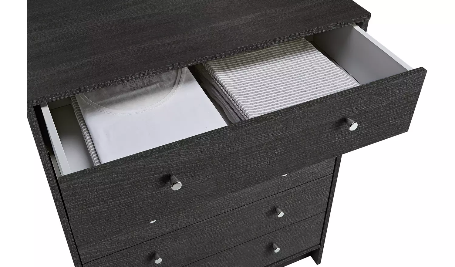 Argos Home Malibu 4 Piece 2 Door Wardrobe Set - Black