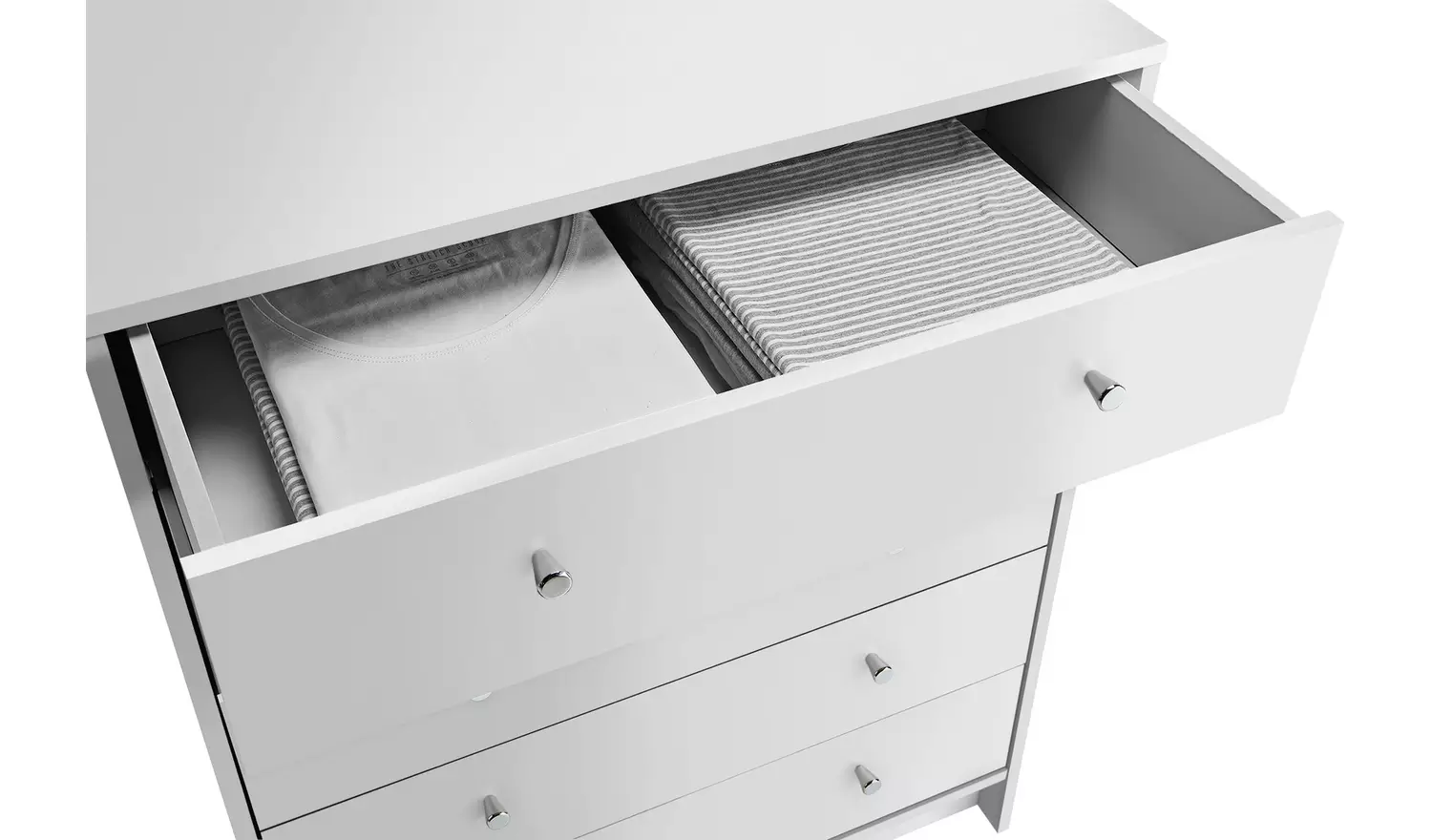 Argos Home Malibu 4 Piece 2 Door Wardrobe Set - White