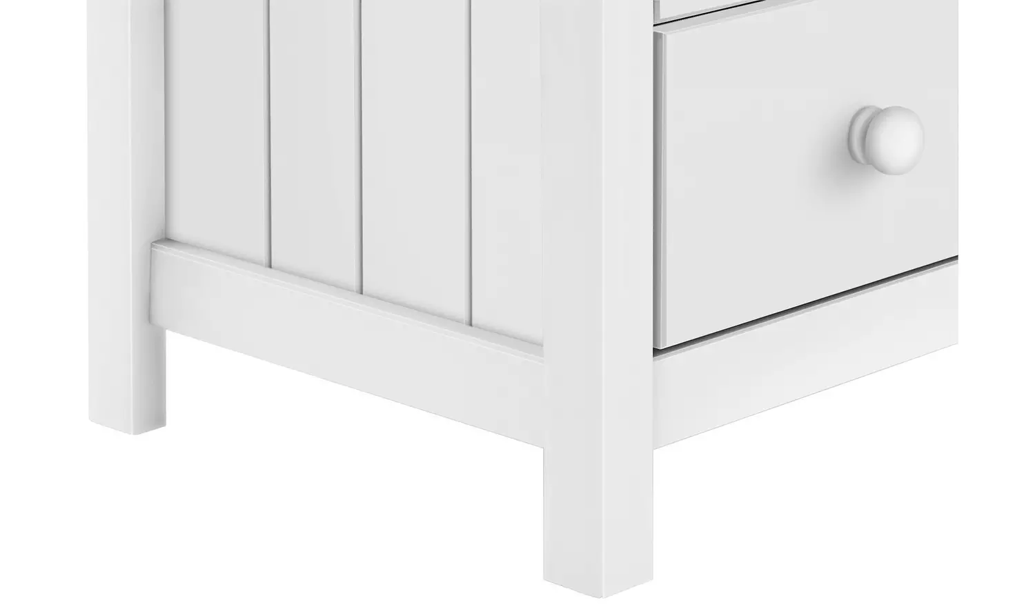 Argos Home Scandinavia Bedside & 5 Drawer Chest Set - White