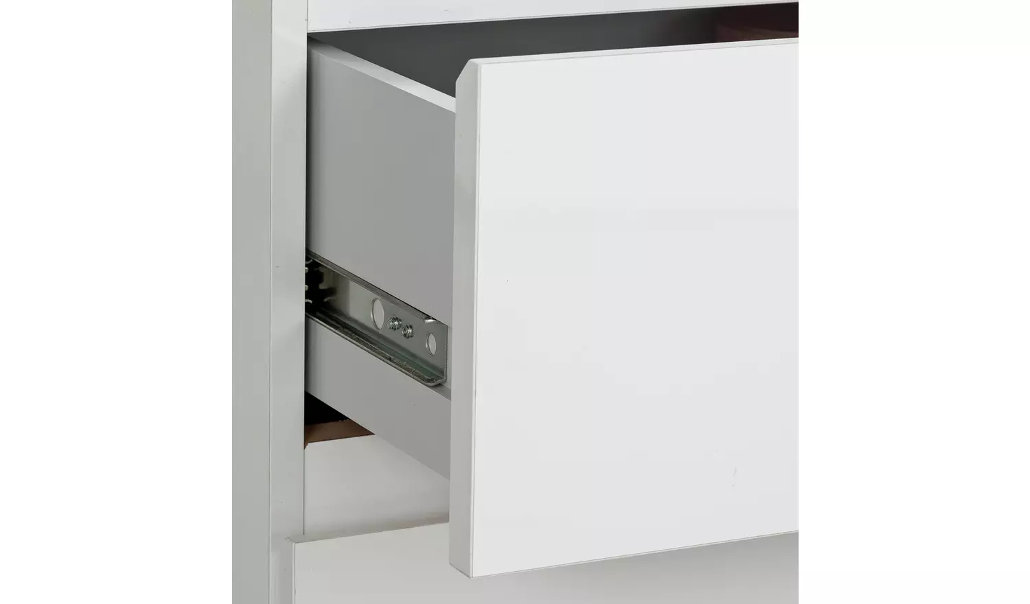 Argos Jenson 2 Bedside & 5 Drawer Chest Set - White Gloss