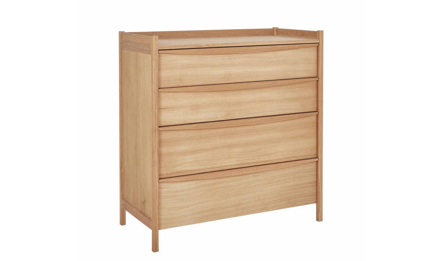Habitat Derwent 2 Bedside & 4 Drawer Chest Set - Oak