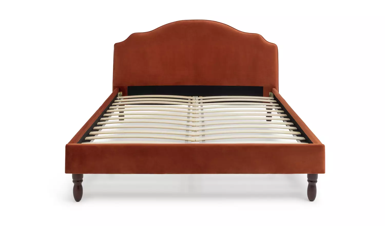 Habitat Sophia Double Velvet Bed Frame - Orange