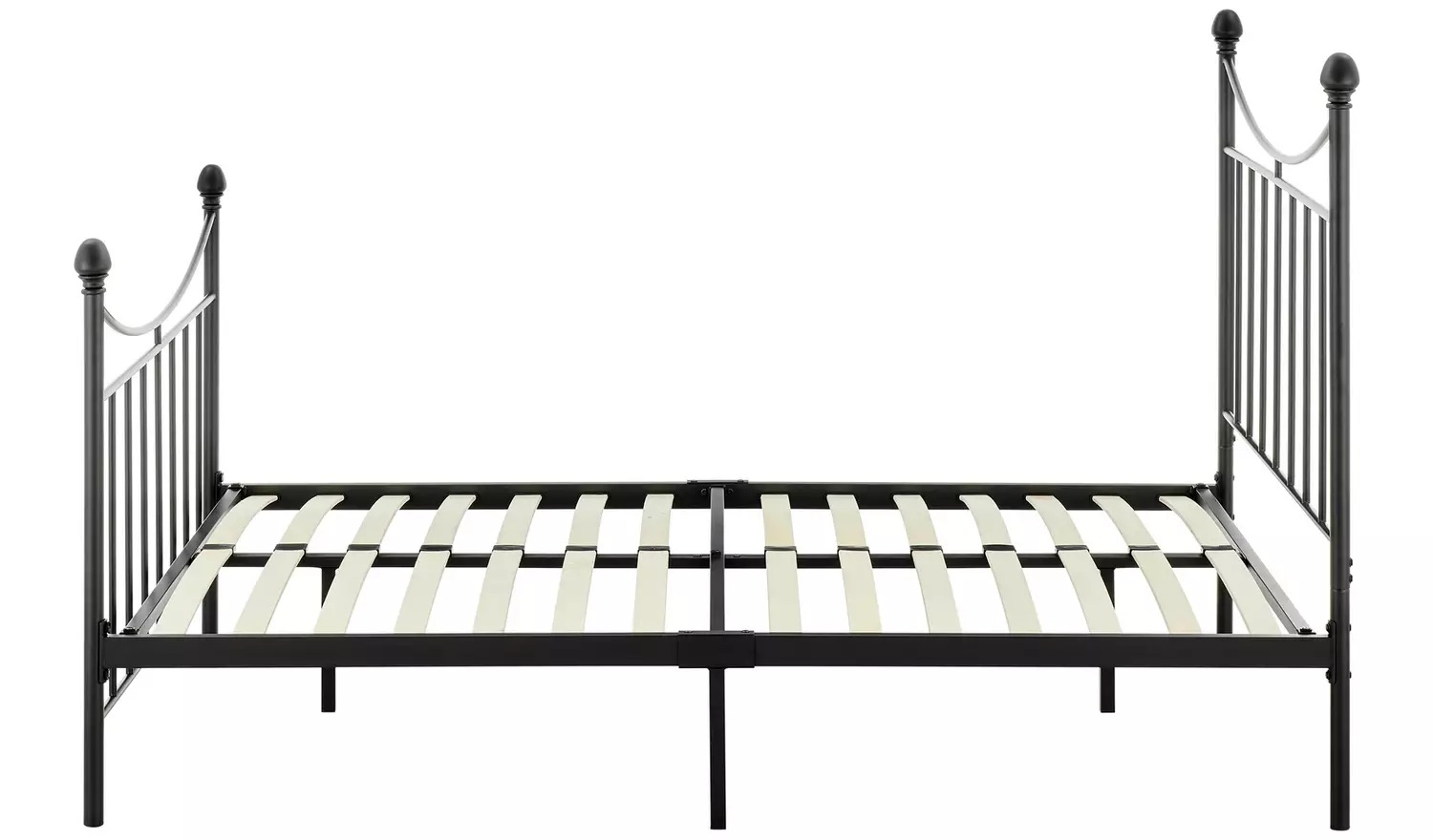 Argos Home Clara Double Metal Bed Frame - Black