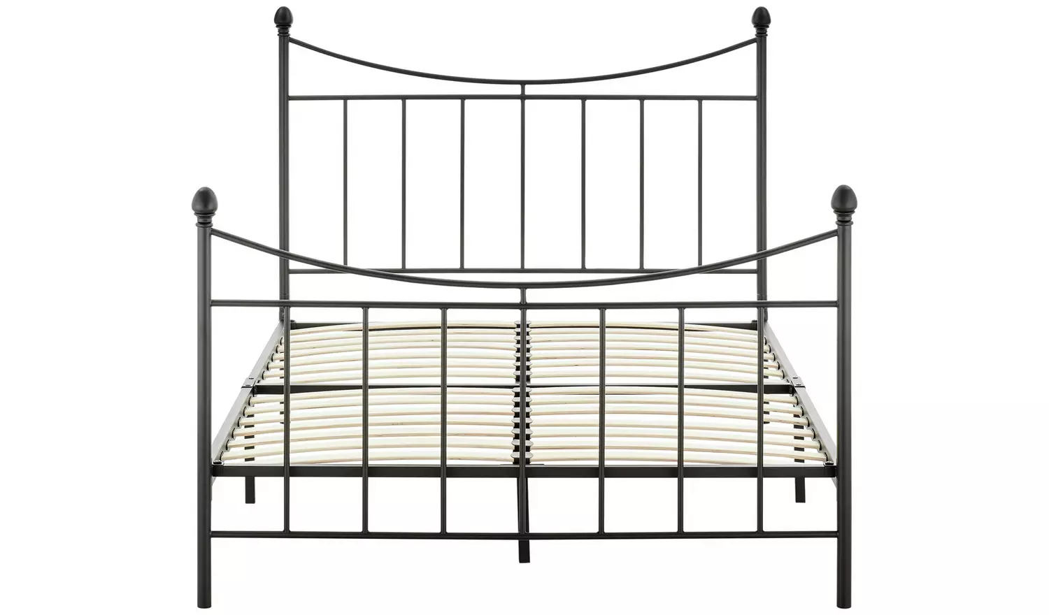 Argos Home Clara Double Metal Bed Frame - Black