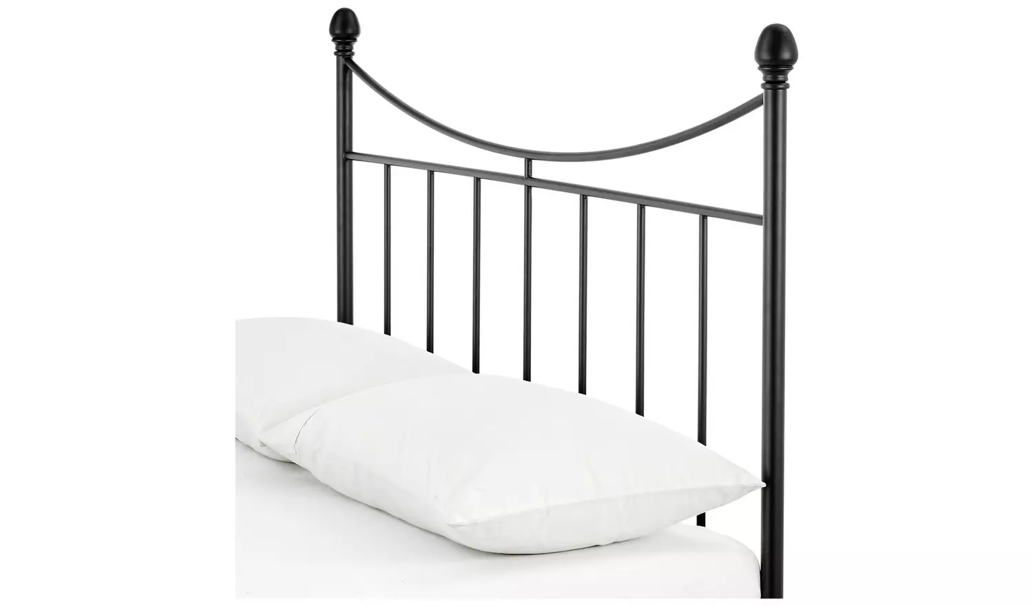 Argos Home Clara Double Metal Bed Frame - Black