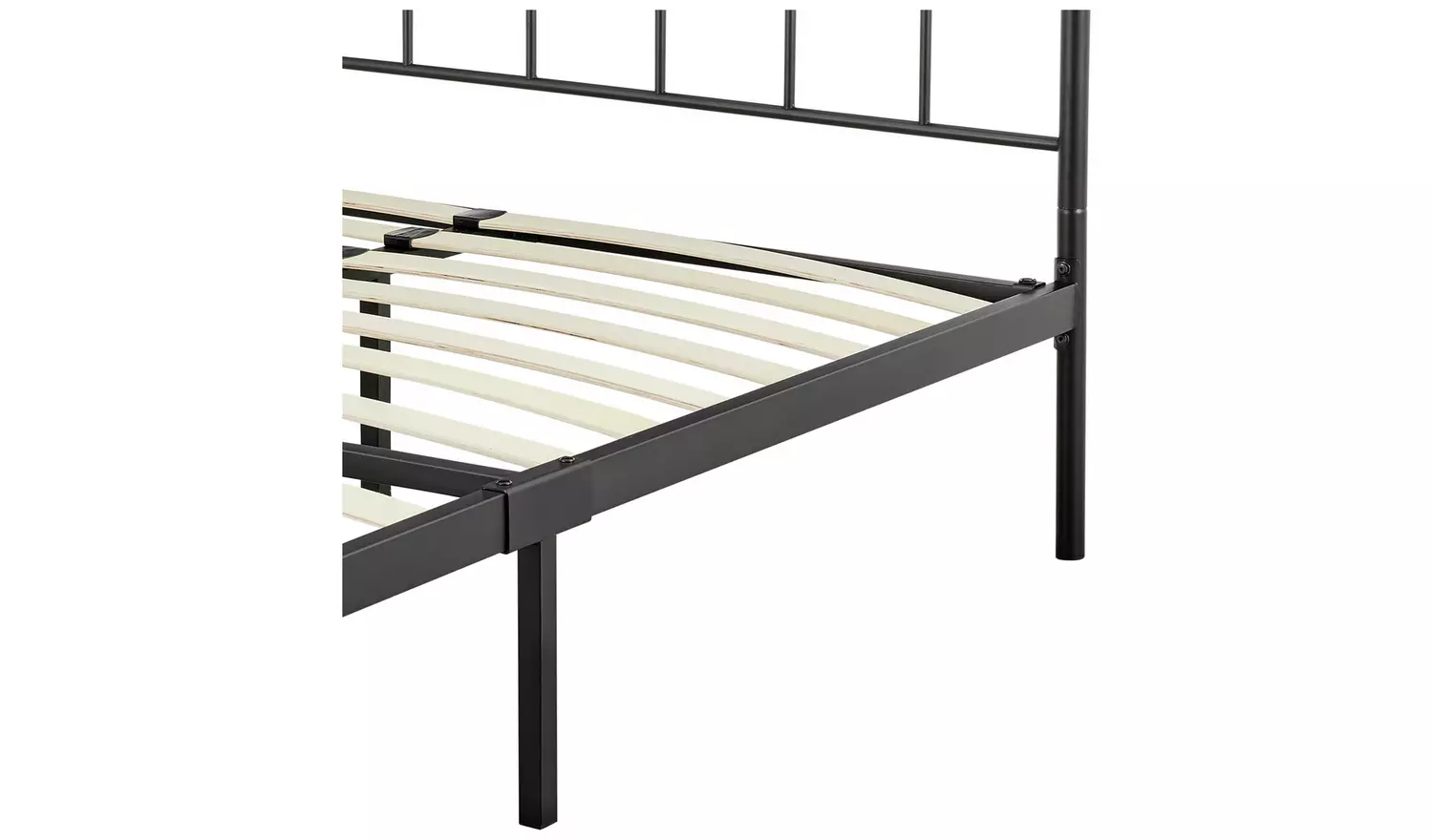 Argos Home Clara Double Metal Bed Frame - Black