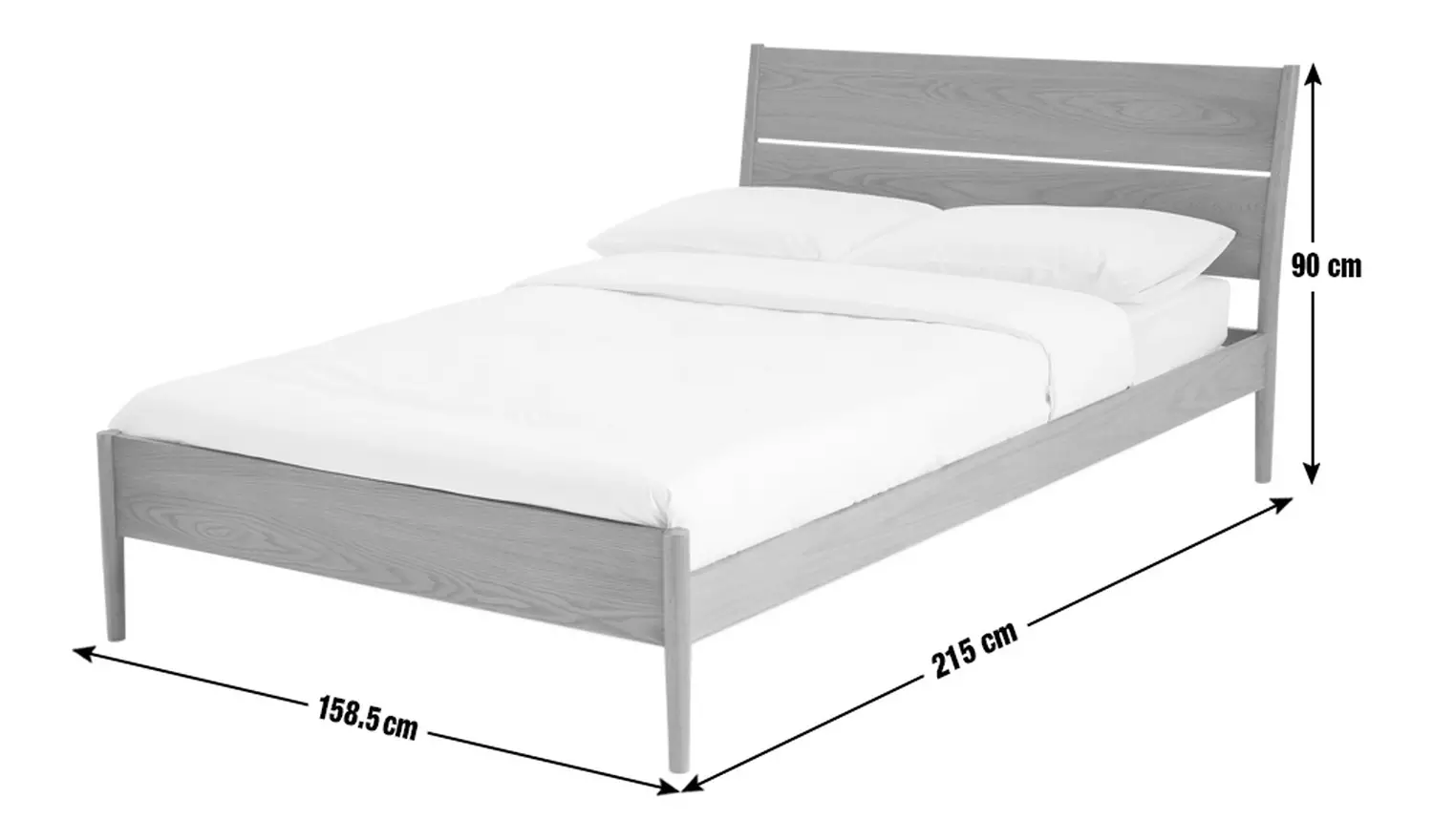 Habitat Scottie Kingsize Bed Frame - Oak