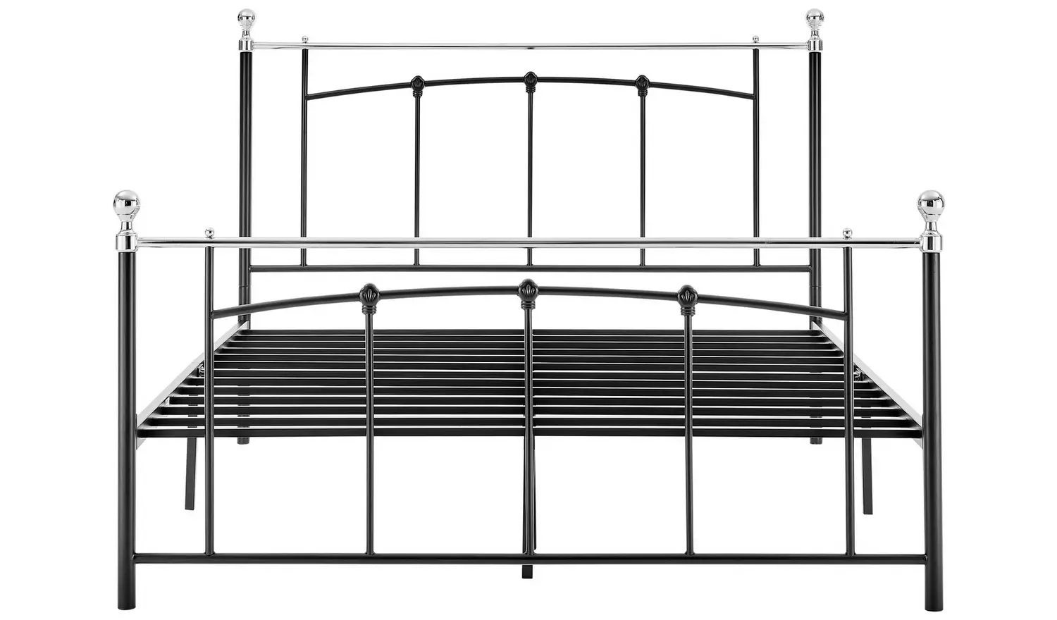 Argos Home Yani Kingsize Metal Bed Frame - Black