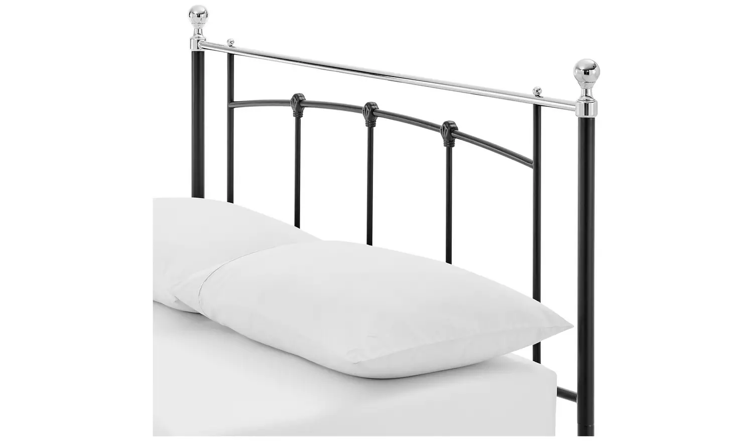 Argos Home Yani Kingsize Metal Bed Frame - Black